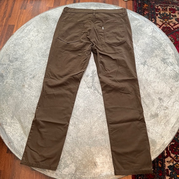 Vintage Style Levi's Brown Pants White Tab Logo Mens 36 x 32 Levi Strauss & Co. - Picture 9 of 12